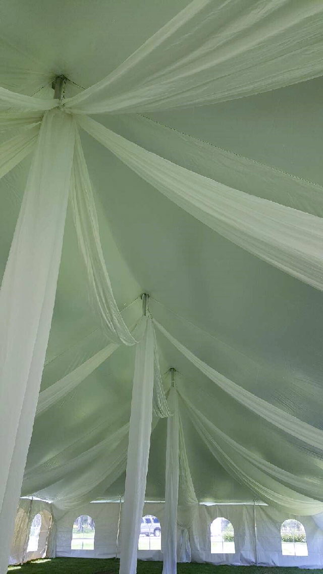 Rental store for STREAMER PKG PARTIAL 40  WIDE POLE TENT in Mt Pleasant MI